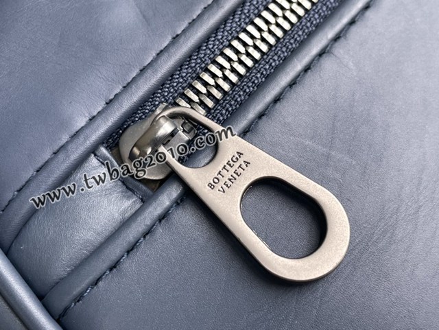 Bottega veneta高端男包 98025 寶緹嘉專櫃款腰包 BV經典款胎牛皮手工編織男士腰包挎包  gxz1356